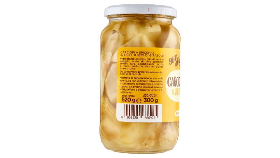 Carciofini A Spicchio 520 G