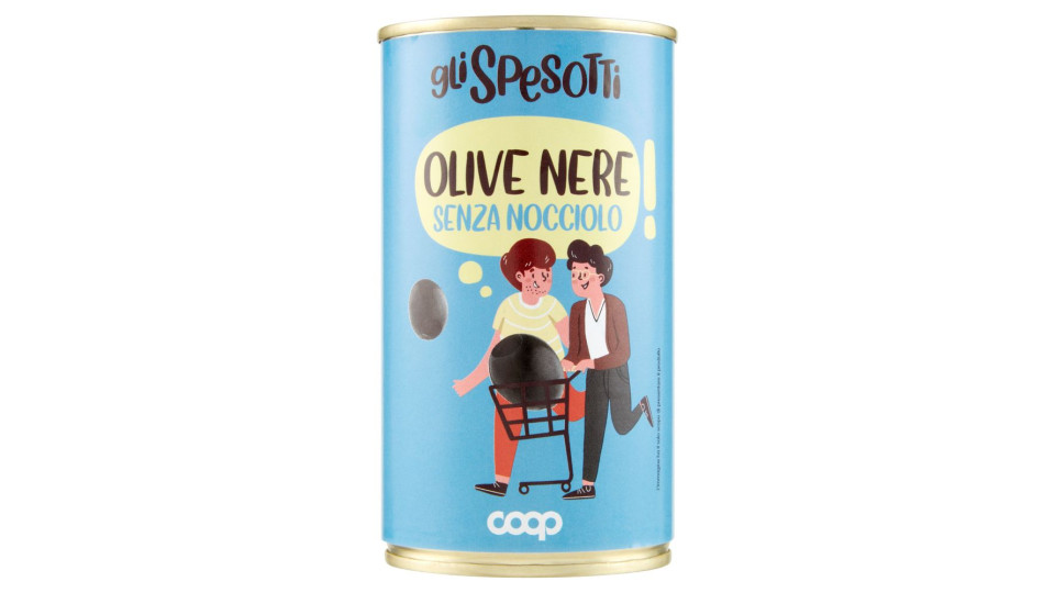 Olive Nere Senza Nocciolo 350 G