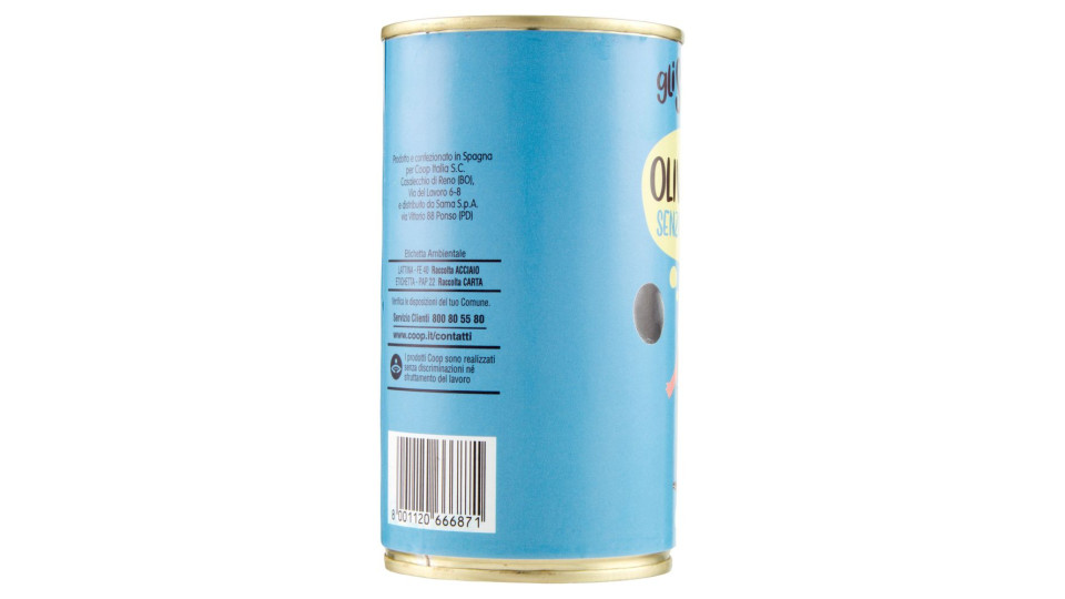 Olive Nere Senza Nocciolo 350 G