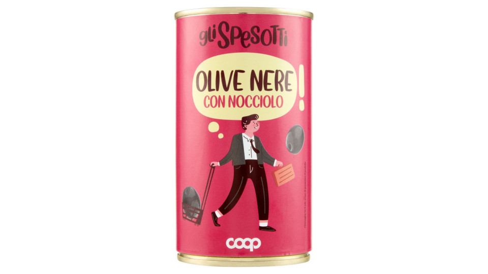 Olive Nere Con Nocciolo 350 G