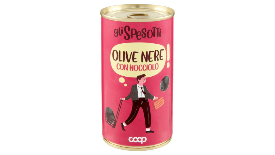Olive Nere Con Nocciolo 350 G