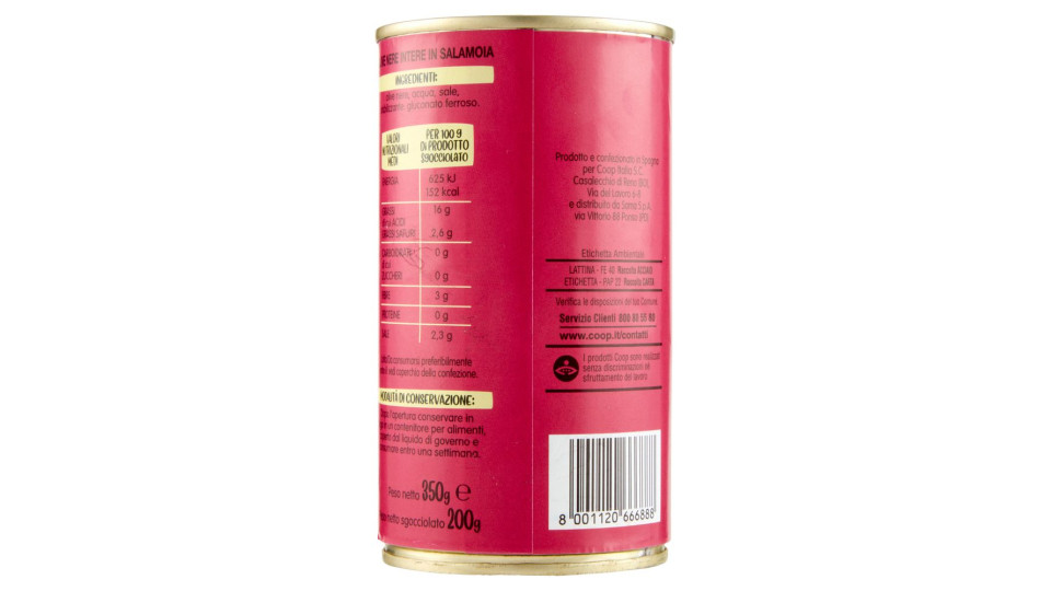 Olive Nere Con Nocciolo 350 G