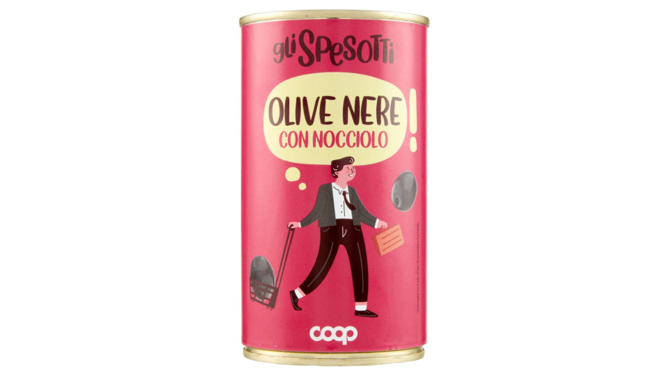 Olive Nere Con Nocciolo 350 G