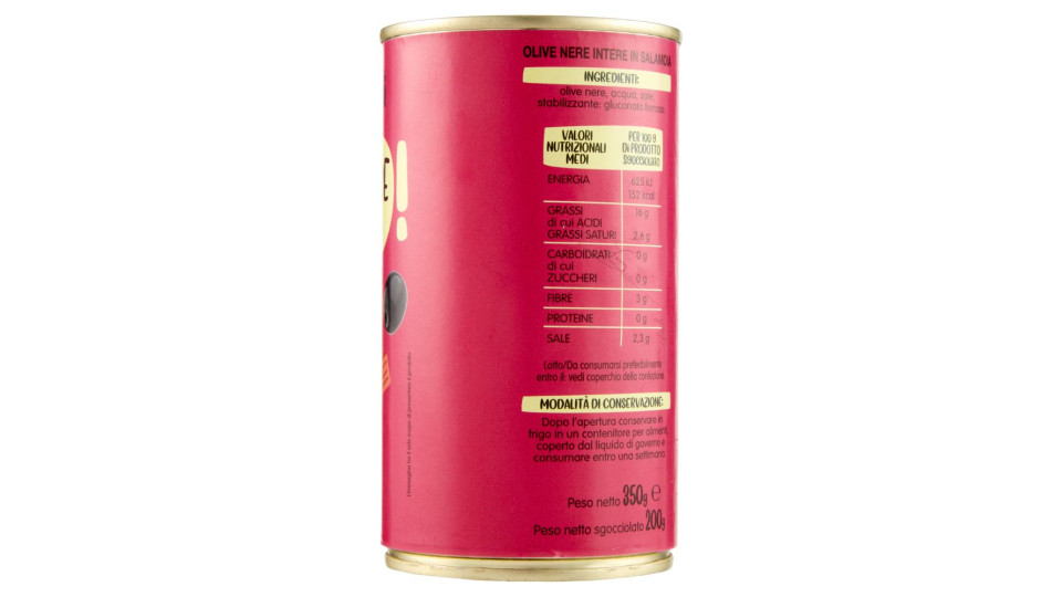 Olive Nere Con Nocciolo 350 G