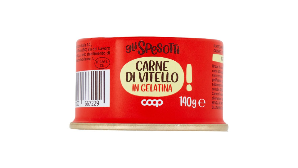 Carne Di Vitello In Gelatina 140 G