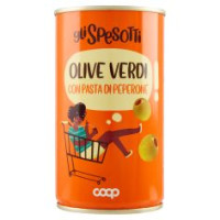 Olive Verdi Con Pasta Di Peperone 350 G