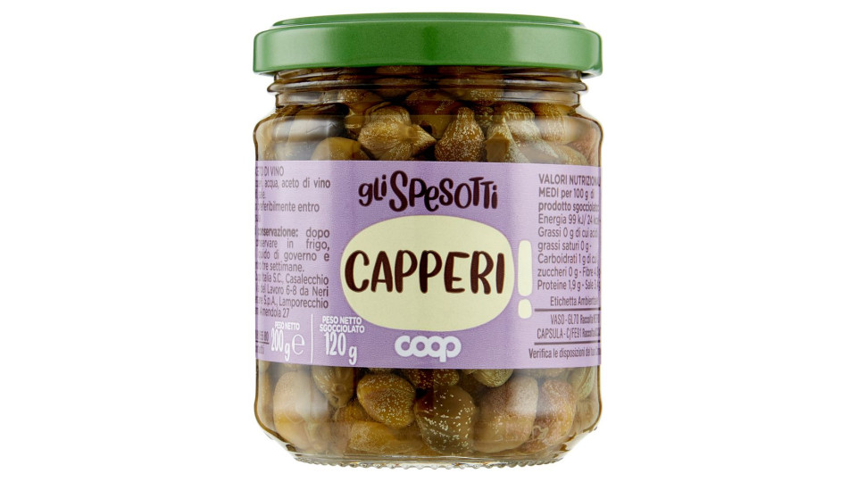 Capperi ''gli Spesotti'' 200 G