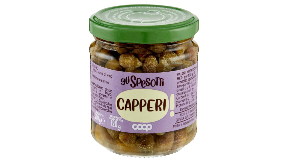 Capperi ''gli Spesotti'' 200 G