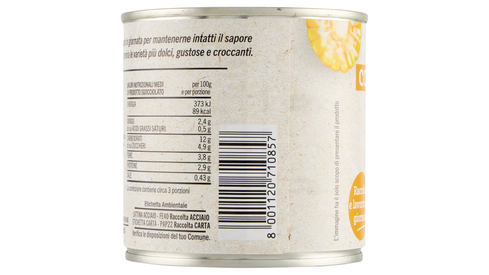 Mais Dolce Cotti A Vapore 326 G