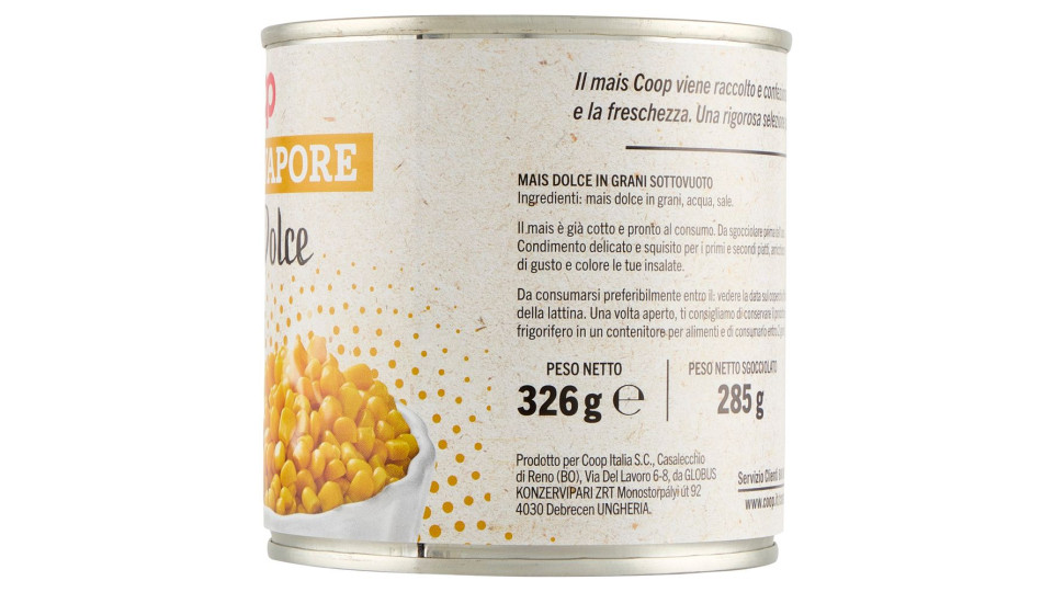 Mais Dolce Cotti A Vapore 326 G