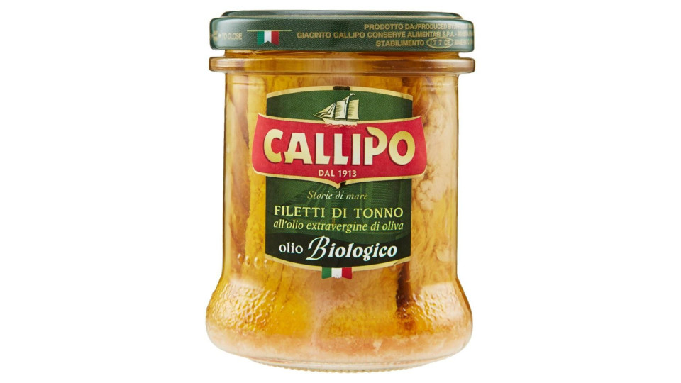 Callipo Filetti Di Tonno All'olio Extravergine Di Oliva Biologico 175 G