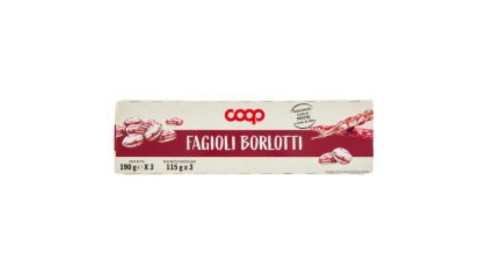 Fagioli Borlotti 3 X 190 G