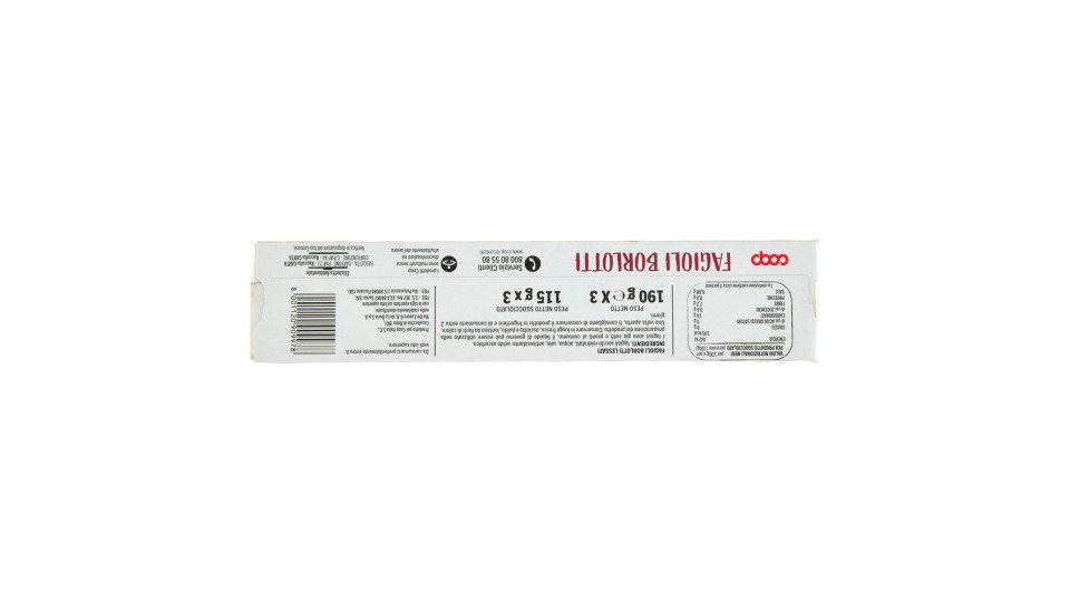 Fagioli Borlotti 3 X 190 G