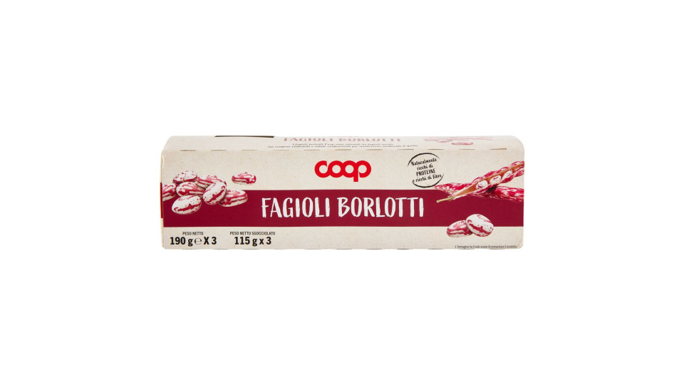 Fagioli Borlotti 3 X 190 G
