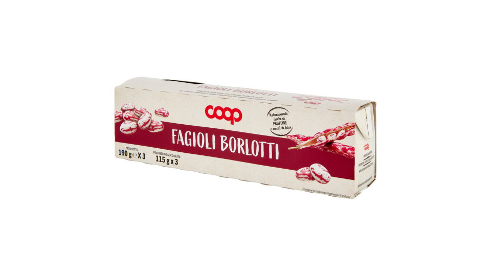 Fagioli Borlotti 3 X 190 G