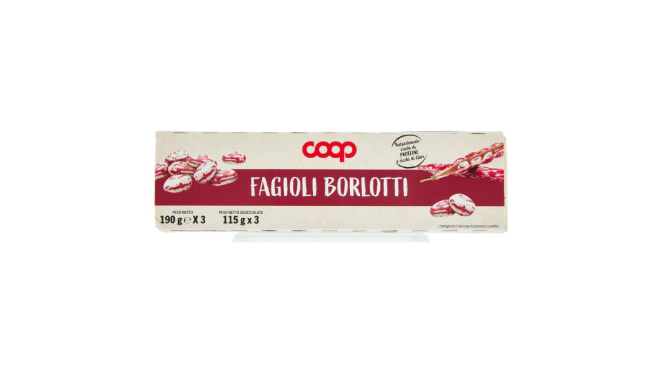 Fagioli Borlotti 3 X 190 G