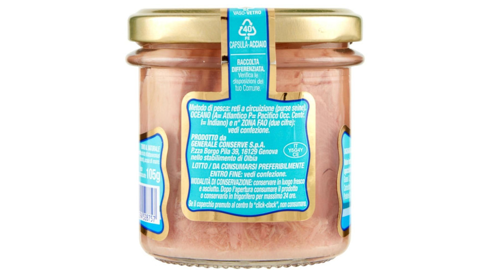 Asdomar Filetti Di Tonno Al Naturale In Acqua Di Mare Di Sardegna 150 G