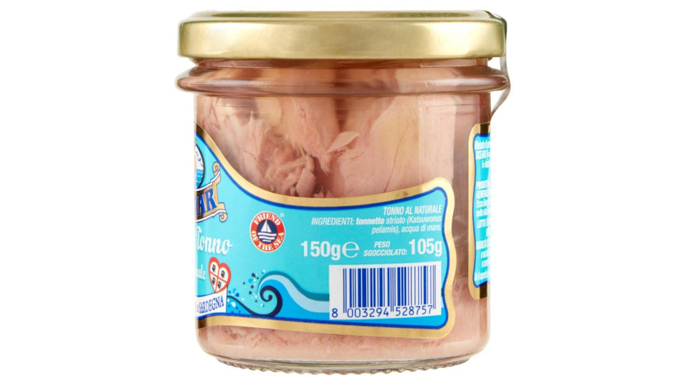 Asdomar Filetti Di Tonno Al Naturale In Acqua Di Mare Di Sardegna 150 G