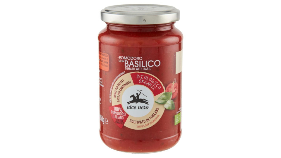 Alce Nero Pomodoro Con Basilico 350 G