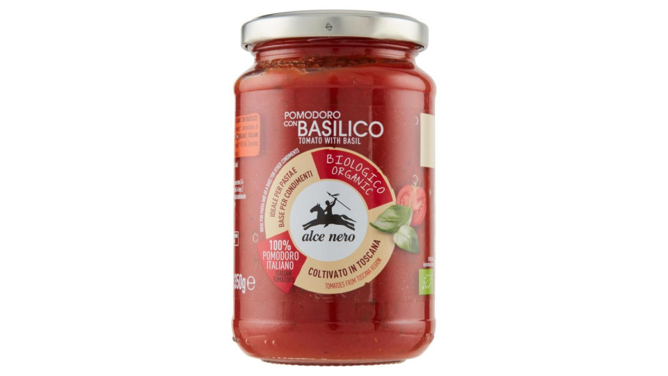 Alce Nero Pomodoro Con Basilico 350 G