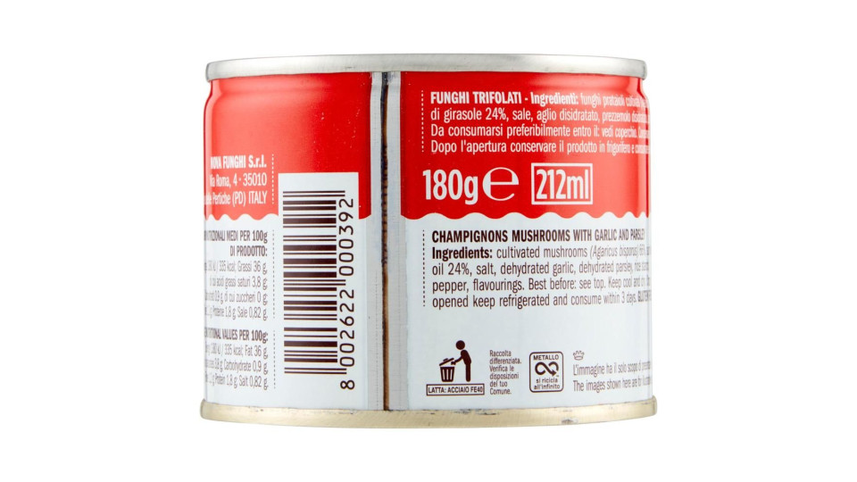 Nova Champignons Trifolati 180 G