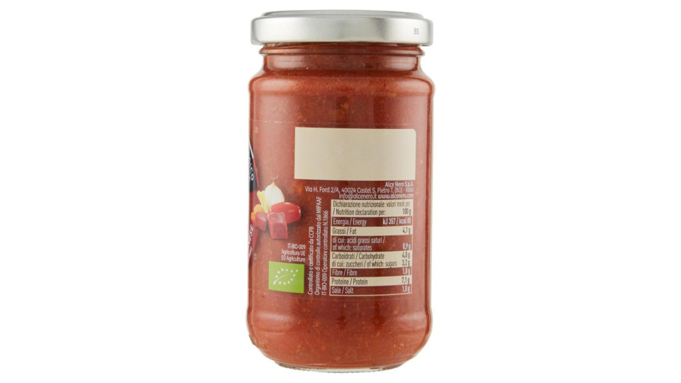 Alce Nero Ragù Alla Bolognese 200 G