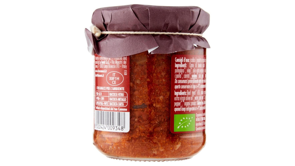 I Toscanacci Ragù Toscano Bio 180 G
