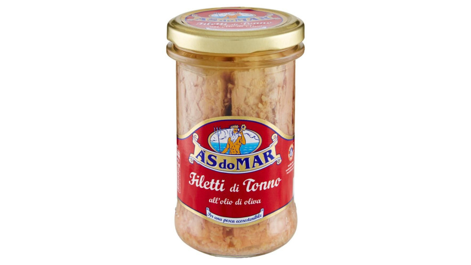 Asdomar Filetti Di Tonno All'olio Di Oliva 250 G