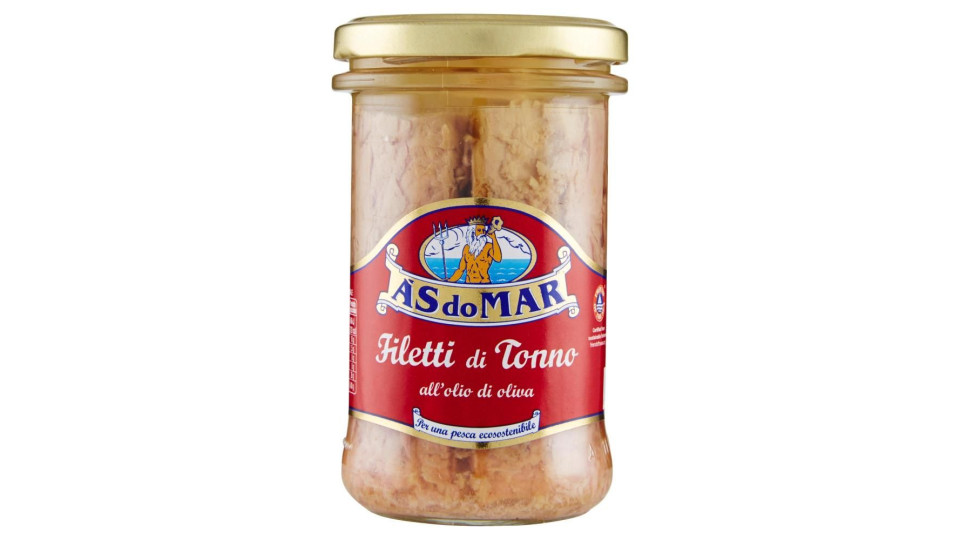 Asdomar Filetti Di Tonno All'olio Di Oliva 250 G