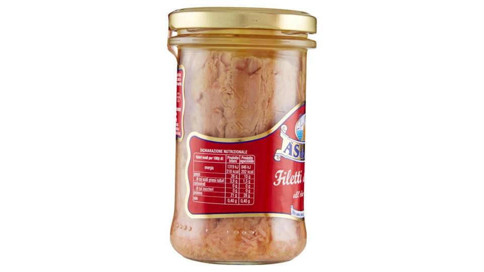 Asdomar Filetti Di Tonno All'olio Di Oliva 250 G