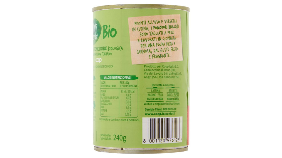 Polpa Di Pomodoro Biologica 400 G