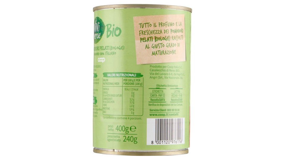 Pomodori Pelati Biologici 400 G