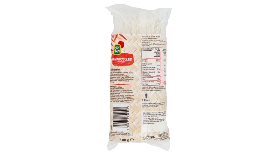 Suzi Wan Vermicelli (fagioli Mungo) 100 G