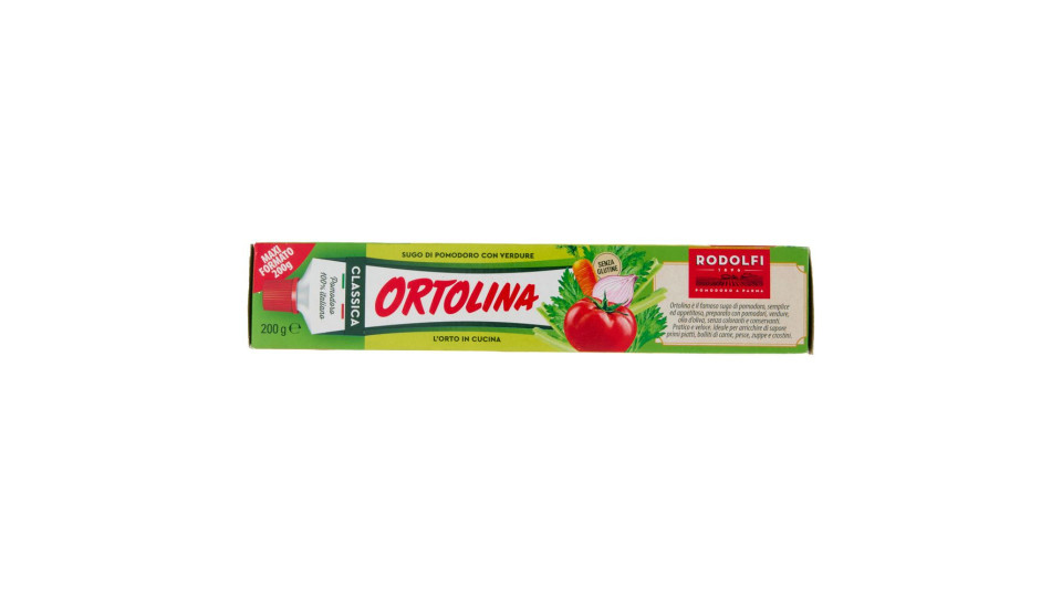 Ortolina Classica Sugo Di Pomodoro Con Verdure 200 G
