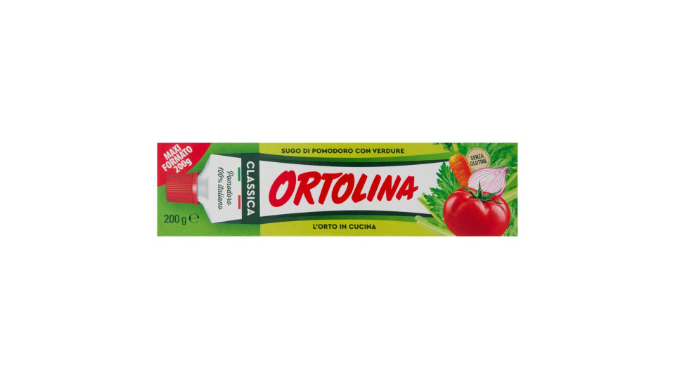 Ortolina Classica Sugo Di Pomodoro Con Verdure 200 G