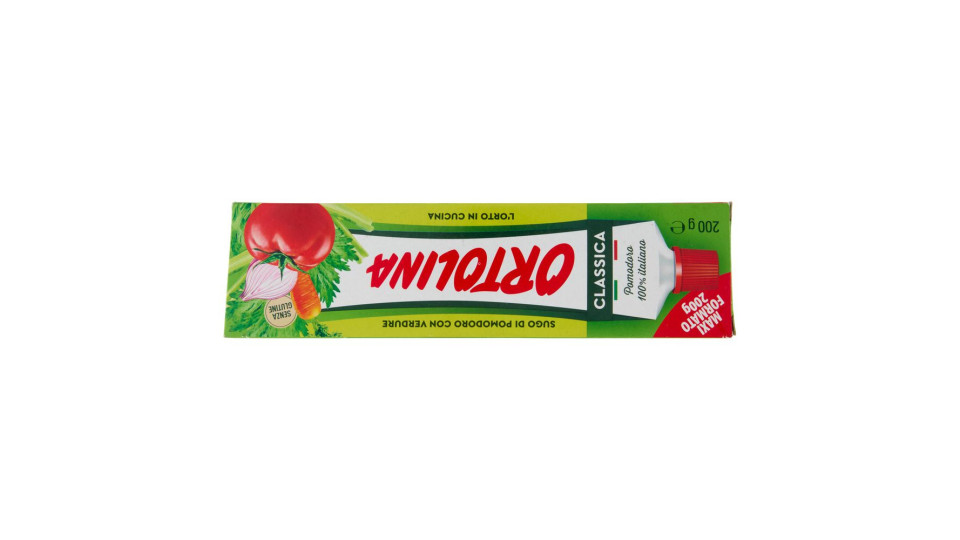 Ortolina Classica Sugo Di Pomodoro Con Verdure 200 G