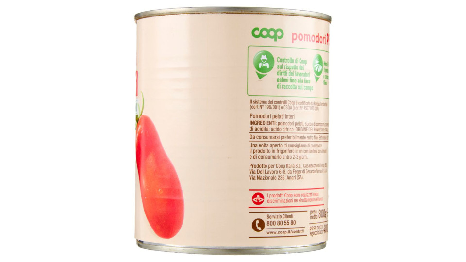 Pomodori Pelati 100% Italiani 800 G