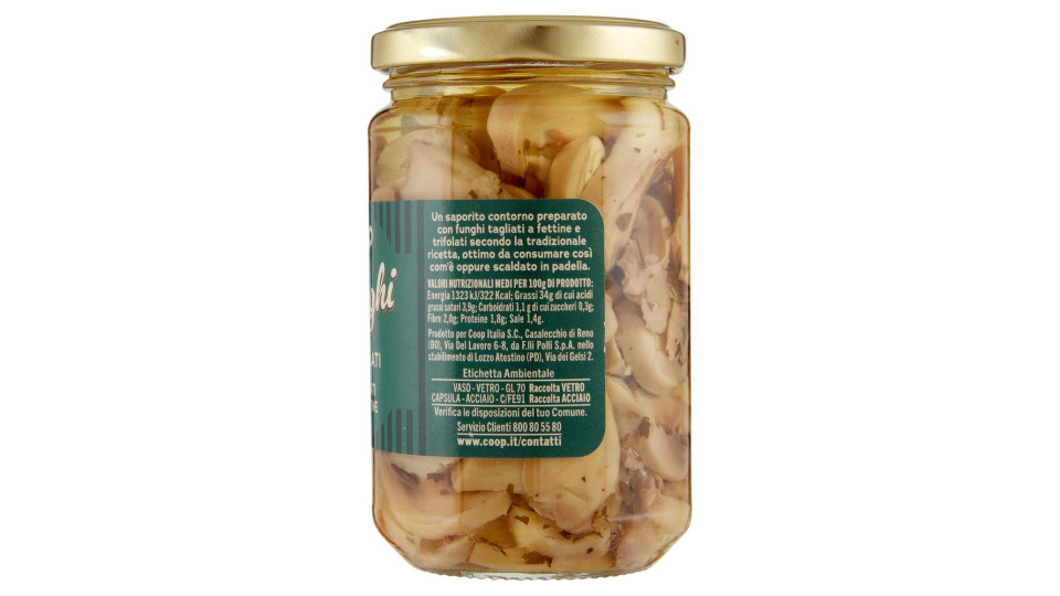 Funghi Trifolati Tagliati A Fettine 285 G