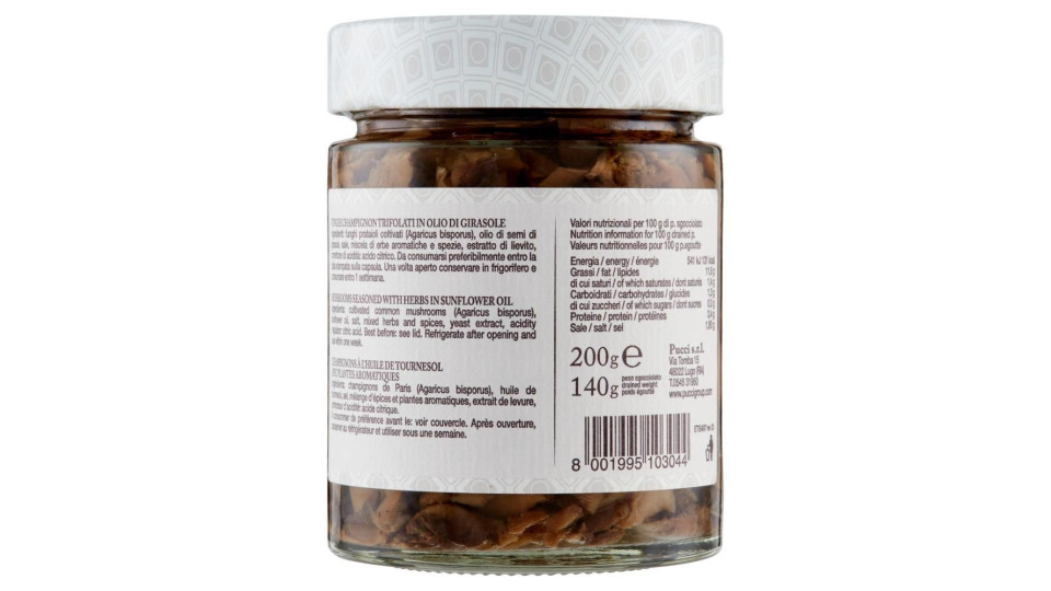Pucci Funghi Trifolati Lavorati Dal Fresco 200 G