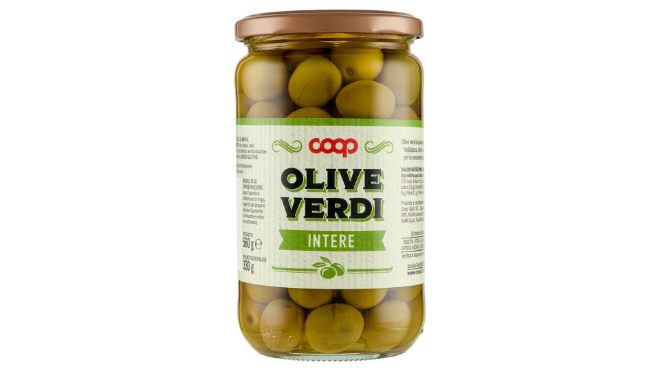 Olive Verdi Intere 560 G