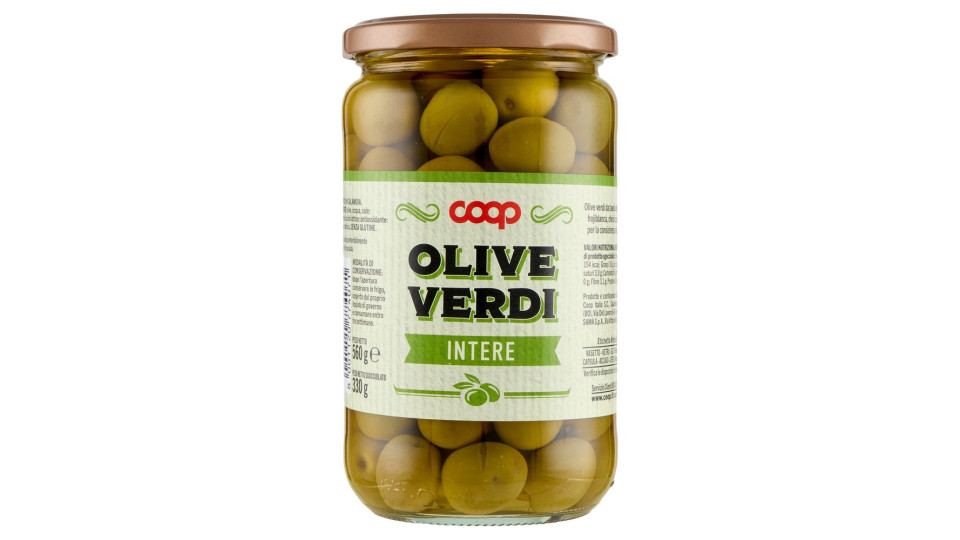 Olive Verdi Intere 560 G