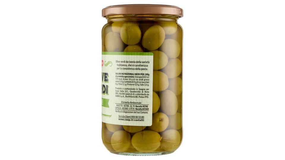Olive Verdi Intere 560 G