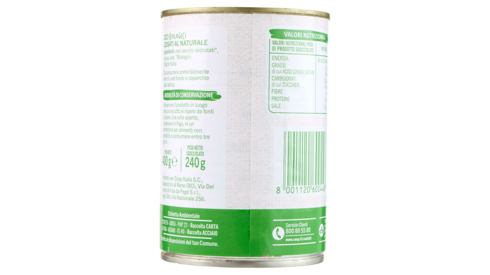 Ceci Biologici 400 G