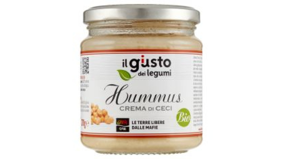 Libera Terra Il Giusto Gusto Dei Legumi Hummus Crema Di Ceci Bio 270 G