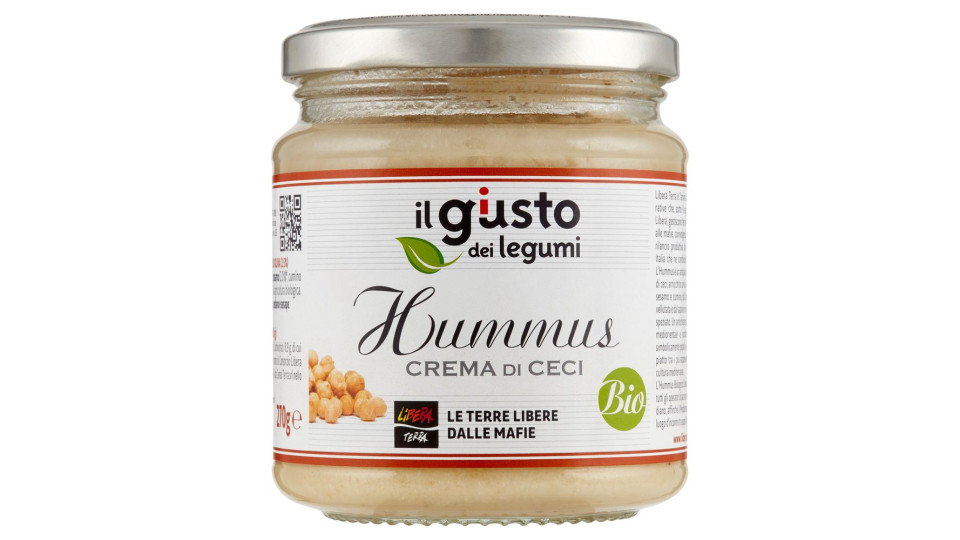 Libera Terra Il Giusto Gusto Dei Legumi Hummus Crema Di Ceci Bio 270 G