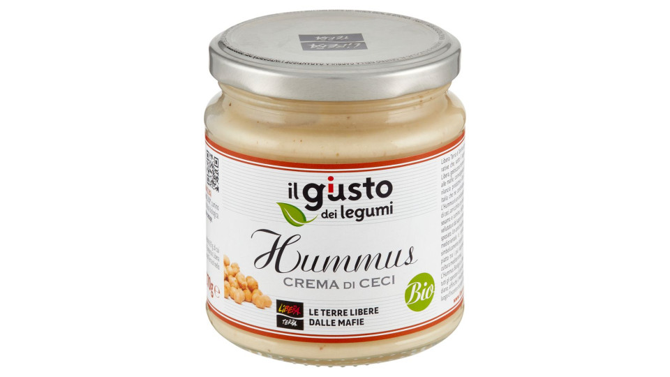Libera Terra Il Giusto Gusto Dei Legumi Hummus Crema Di Ceci Bio 270 G