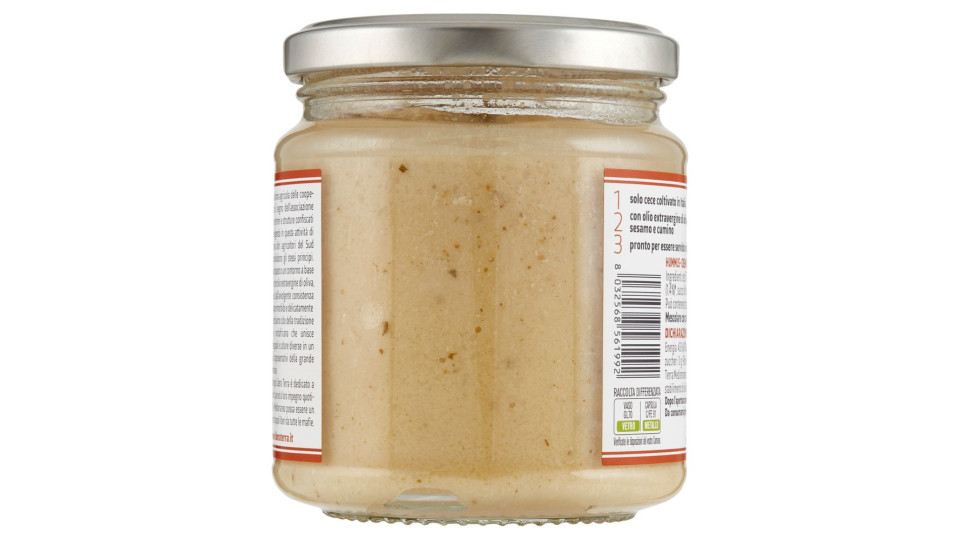 Libera Terra Il Giusto Gusto Dei Legumi Hummus Crema Di Ceci Bio 270 G