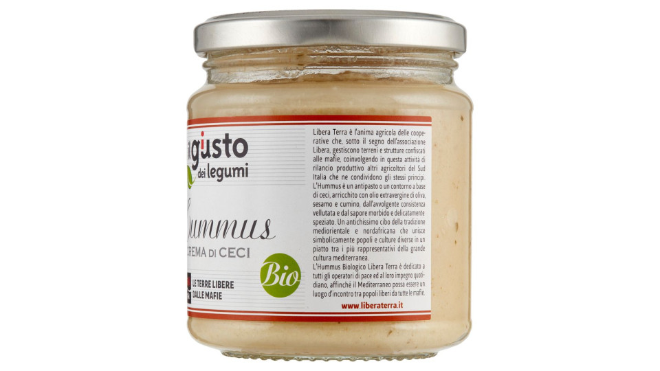Libera Terra Il Giusto Gusto Dei Legumi Hummus Crema Di Ceci Bio 270 G