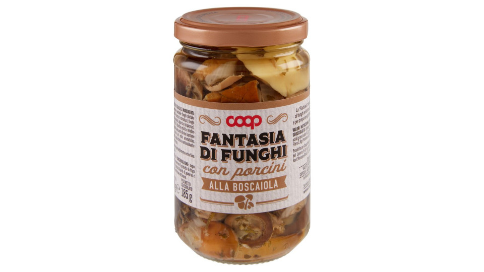 Fantasia Di Funghi Con Porcini Alla Boscaiola 280 G