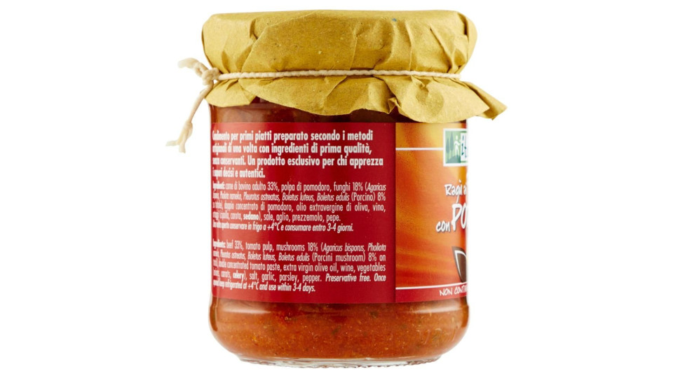 I Toscanacci Ragù Ai Funghi Con Porcini 180 G